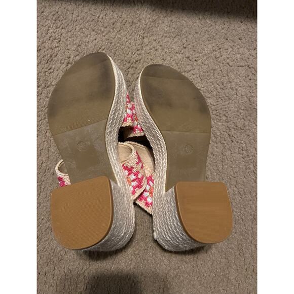 Women's Moata platform Sandals crochet flower design size 6 - Picture 5 of 6